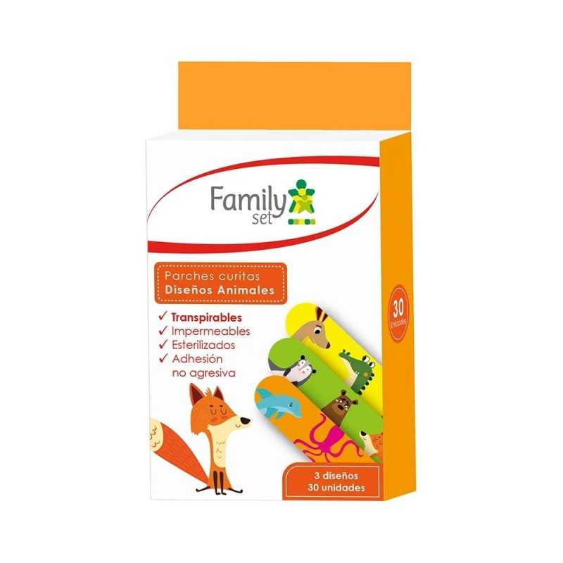PARCHE CURITA ANIMALES X30 FAMILY SET 