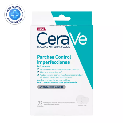 Cerave parches control imperfecciones 22 unidades.