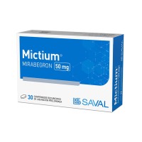 Mictium 50 mg x 30 comprimidos recubiertos de liberaci&oacute;n prolongada. - Farmacia AraucoMed