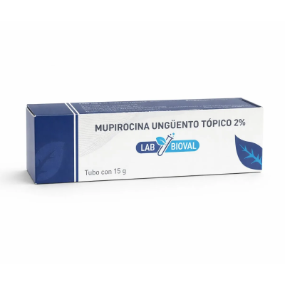 Mupirocina Ungüento 2% x 15 gramos. Bioval (Cenabast)