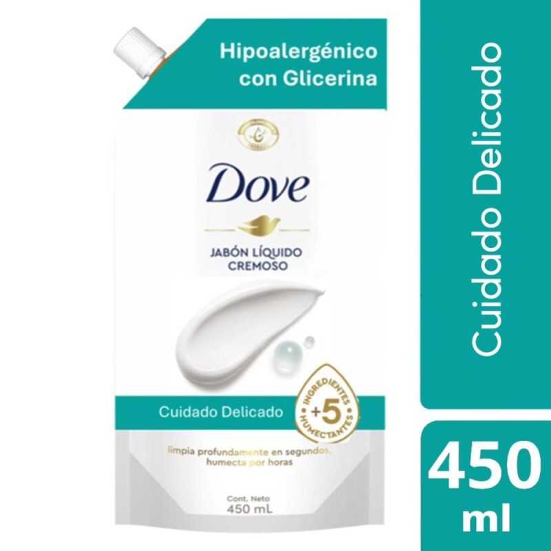 DOVE JABON LIQUIDO CREMOSO DOYPACK 450ML