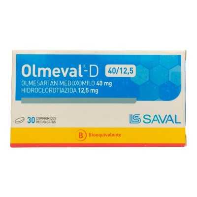 OLMEVAL D 40MG/12 5MG X30COM