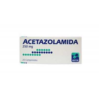 Acetazolamida 250mg x20com. (Mintlab)