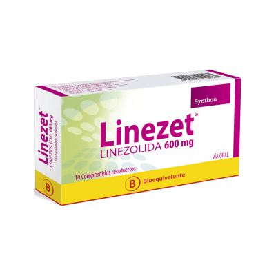 Linezet 600 mg x 10 comprimidos.