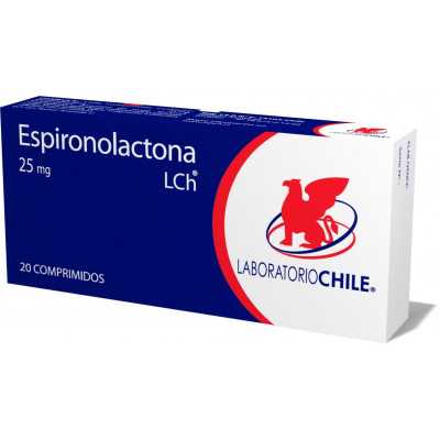 Espironolactona 25mg x20com. (Chile)