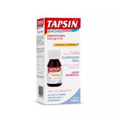 TAPSIN INFANTIL 120mg/5ml JARABE X 100 ML 