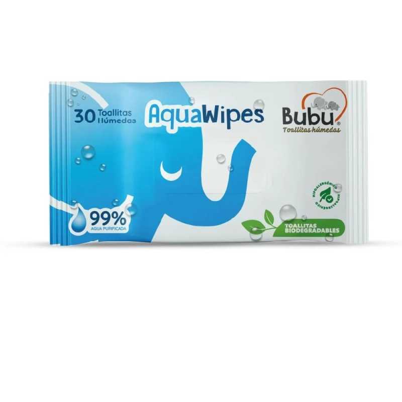 BUBU TOALLITAS HUMEDAS AQUAWIPES X30