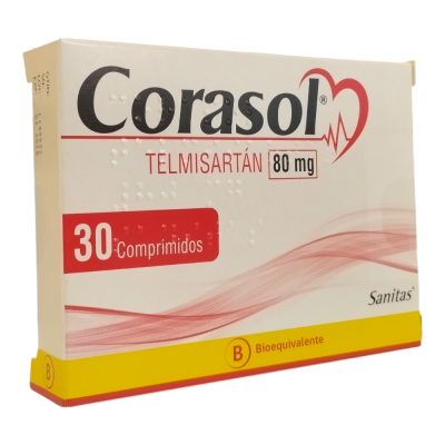 Corasol 80 mg. x 30 comprimidos.