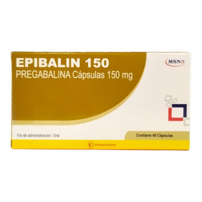 Epibalin 150 mg x 40 cápsulas.