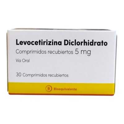 LEVOCETIRIZINA 5MG X30COM MDC CENABAST 