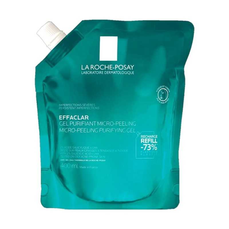 EFFACLAR GEL MICRO-EXFOLIANTE REFILL 400ML