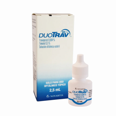 Duotrav Bak-Free solución oftálmica x 2,5 ml.