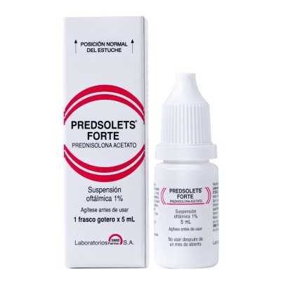 PREDSOLETS FORTE PREDNISOLONA SUSP OFT 1 X 5 ml 