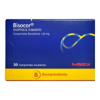 Bisocor 1,25 mg x 30 comprimidos. - Farmacia AraucoMed