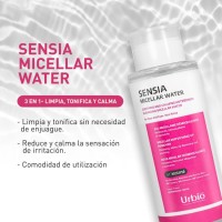 Urbio Sensia Agua micelar desmaquillante 300 ml. Tratamiento anti-rojeces