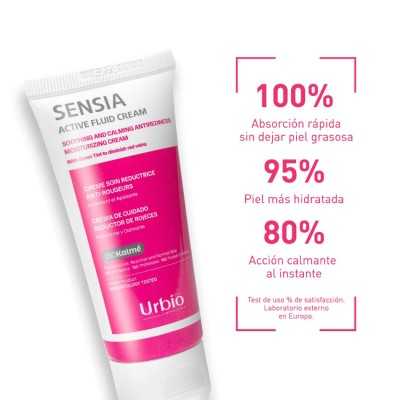 Urbio Sensia Activ Fluid Cream crema anti rojeces 40 ml.