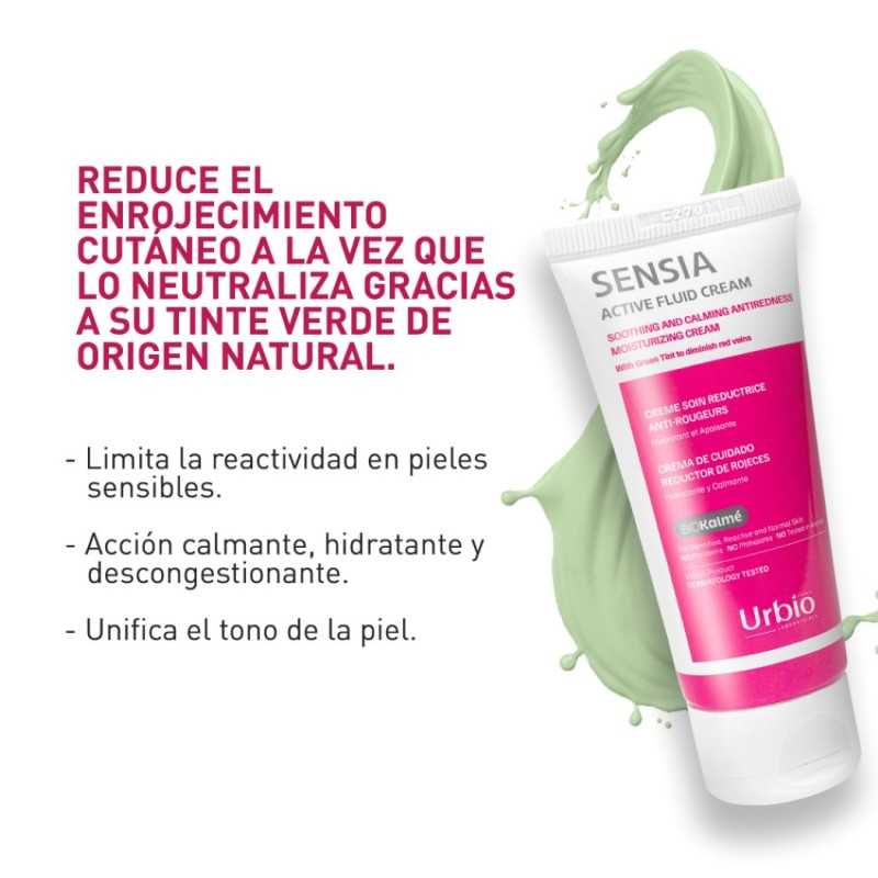 Urbio Sensia Activ Fluid Cream crema anti rojeces 40 ml. Tratamiento anti-rojeces
