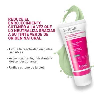 Urbio Sensia Activ Fluid Cream crema anti rojeces 40 ml.