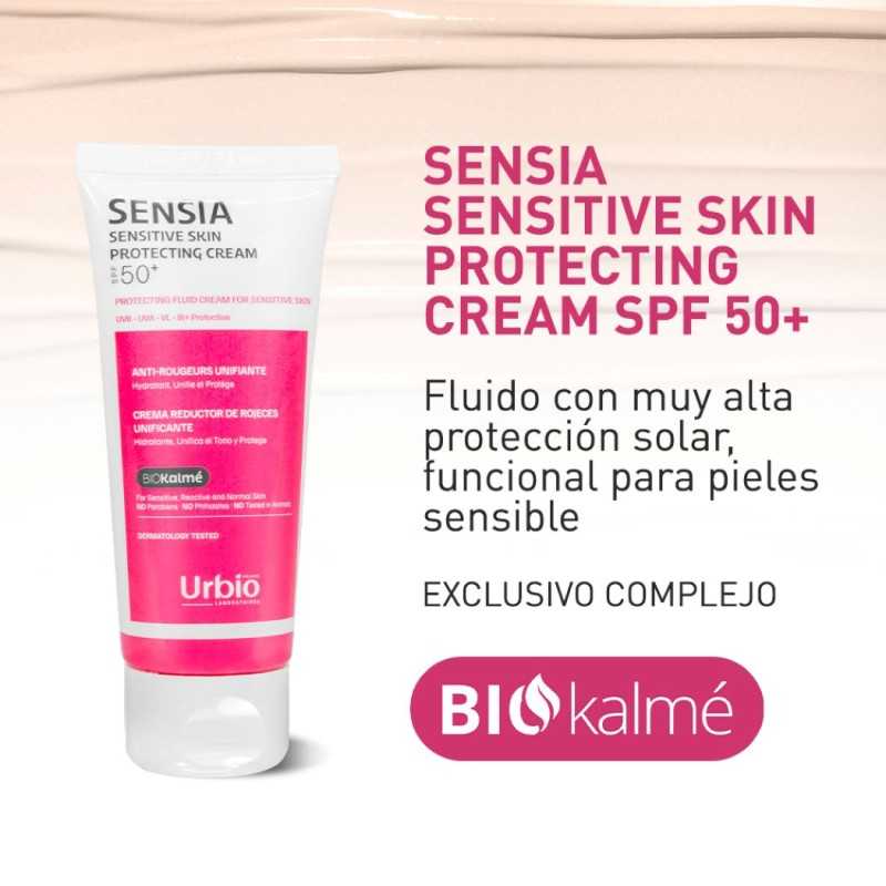 Urbio Sensia Sensitive Skin Protecting Cream FPS 50+ 40 ml. Tratamiento anti-rojeces