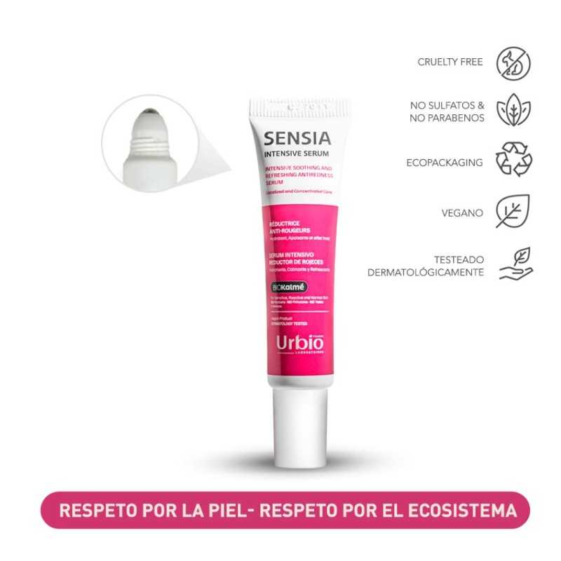 Urbio Sensia Intenisve serum anti rojeces 15 ml. Tratamiento anti-rojeces