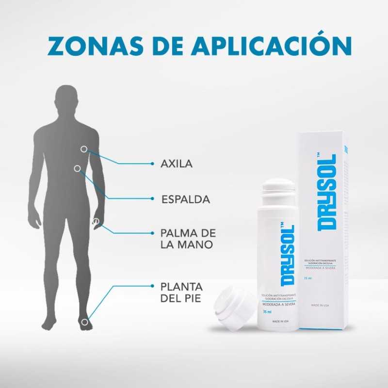 Drysol solución antitranspirante 35 ml. Desodorantes masculinos