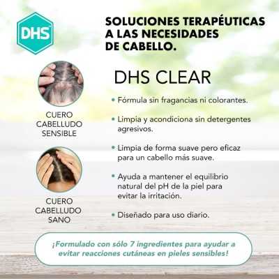 DHS Clear shampoo cabello sensible 240 ml.