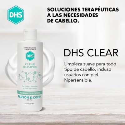 DHS Clear shampoo cabello sensible 240 ml.