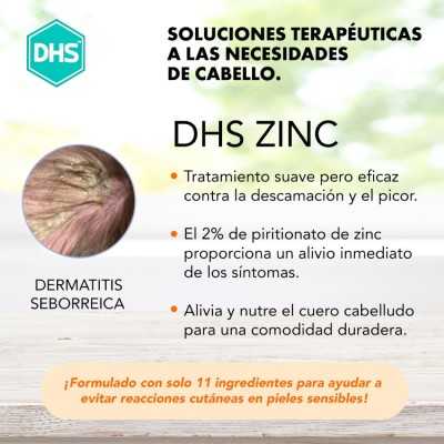 DHS Zinc shampoo anticaspa grasa 240 ml.