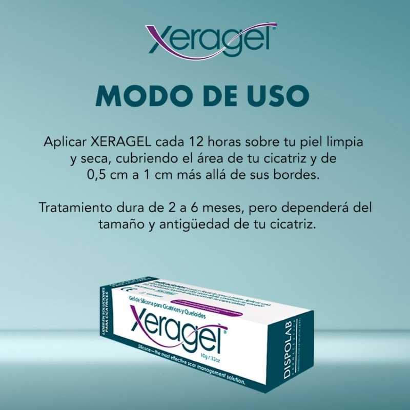 Xeragel silicona en gel 10 g. Tratamiento repararador para piel dañada