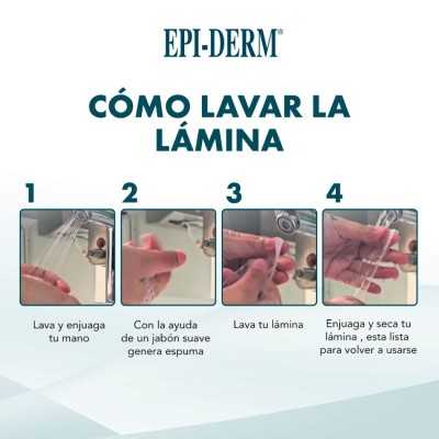 Epiderm Edg 1000 lámina de silicona 3,5 cm x 14,5 cm