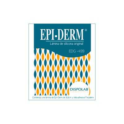Epiderm Edg 499 parche silicona 3 cm. x 3 cm.