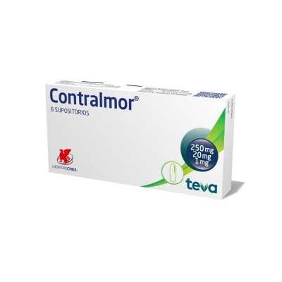 CONTRALMOR SUPOSITORIOS X6SUP VENCE 30 04 26