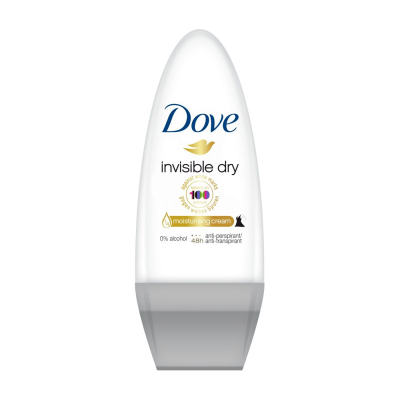 Dove Women desodorante roll-on invisible dry 50 ml.