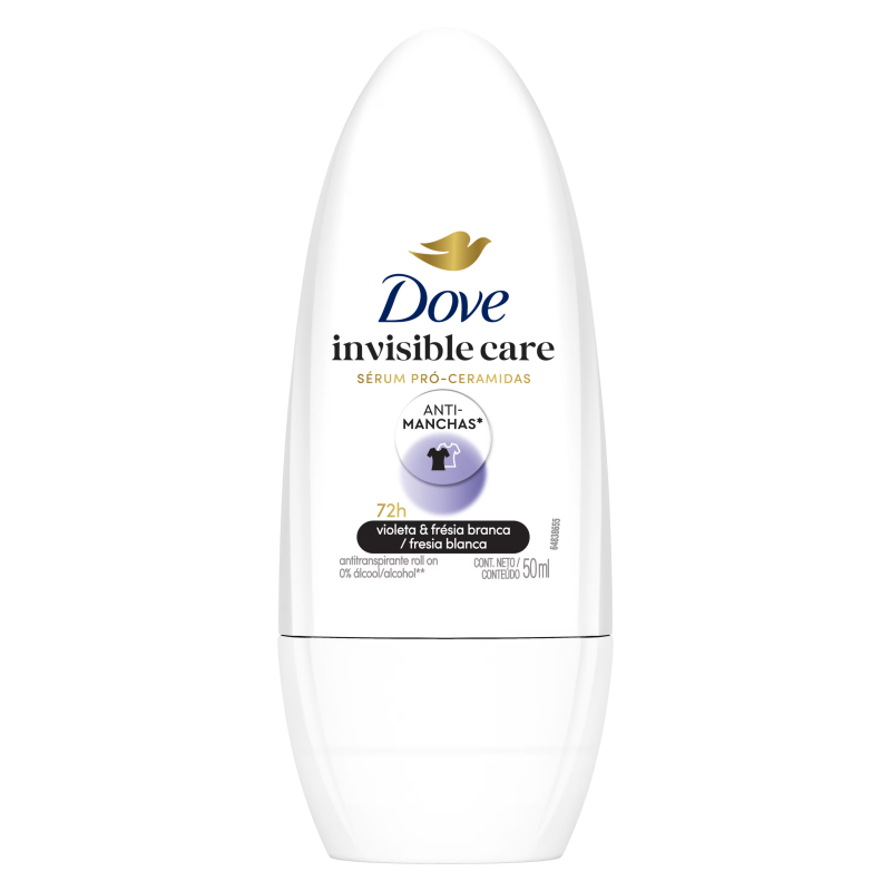 Dove desodorante roll-on invisible care 50 ml.