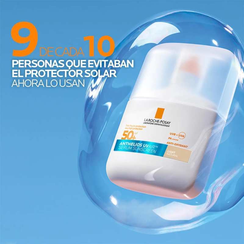 Anthelios UV Air protector solar fluido invisible color light FPS50+ 50 ml.