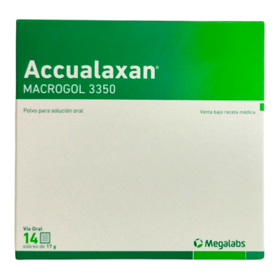 Accualaxan 3350 polvo 17 gramos. x 14 sobres