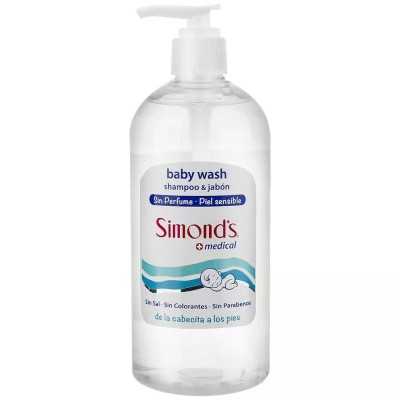 SIMONDS BABY WASH SHAMPOO & JABON x 500 ml 