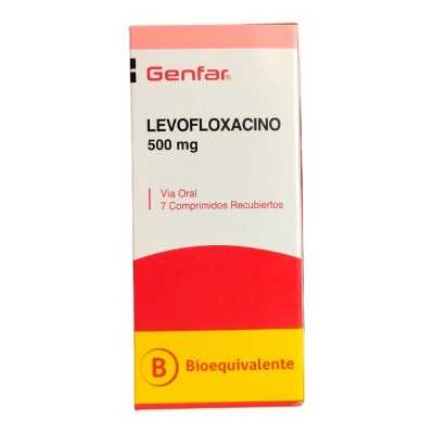 LEVOFLOXACINO B 500mg X7COM GENFAR 