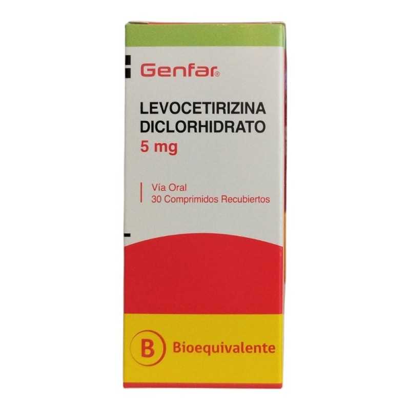 LEVOCETIRIZINA 5MG X30COM GENFAR 