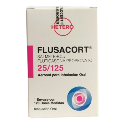Flusacort 125/25 inhalador x 120 dosis (Cenabast)