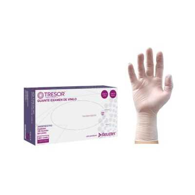 GUANTES VINYL LIBRE POLVO T XL X100 TRESOR 