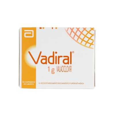 VADIRAL 1 GRAMO X 5 COMPRIMIDOS 