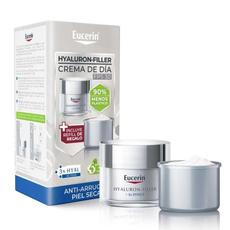 EUCERIN PACK HYALURON-FILLER 3X CREMA DIA REFILL