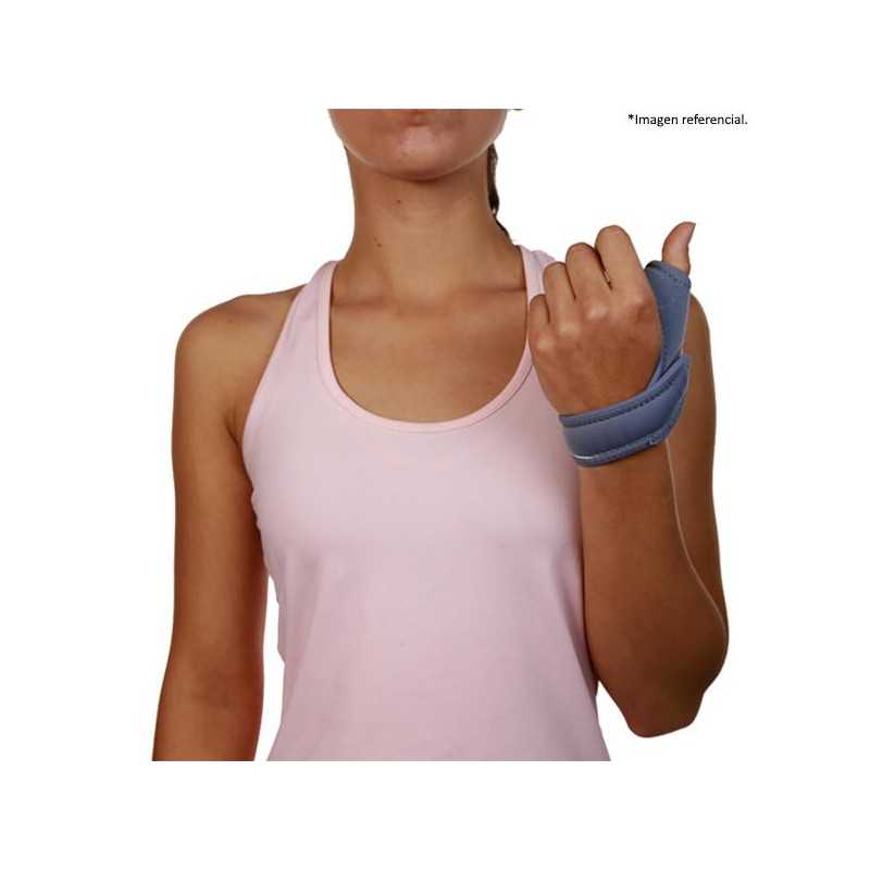 Órtesis de dedo pulgar izquierdo talla S (Blunding). Inicio