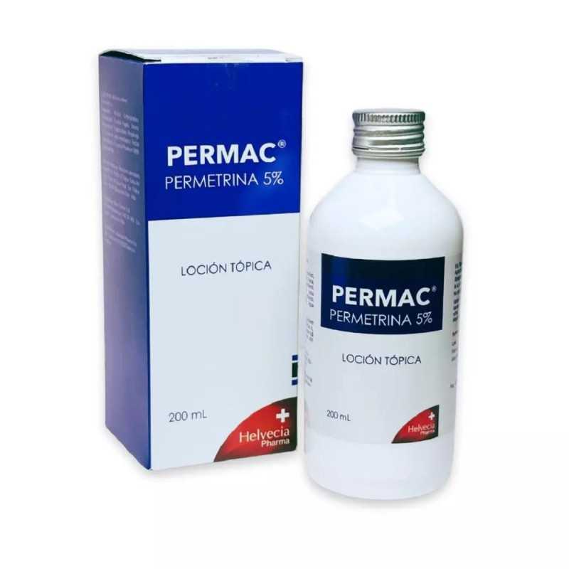 Permac loción tópica 5% x 200 ml. Antiparasitarios