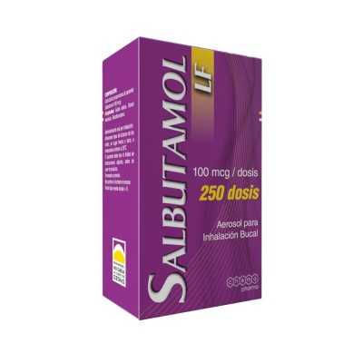 SALBUTAMOL 100MCG 250 DOSIS CHEMOPHARMA 