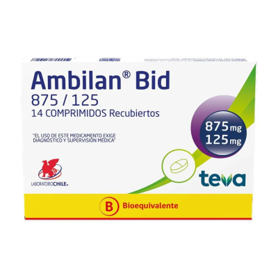 Ambilan BID 875/125mg x14com