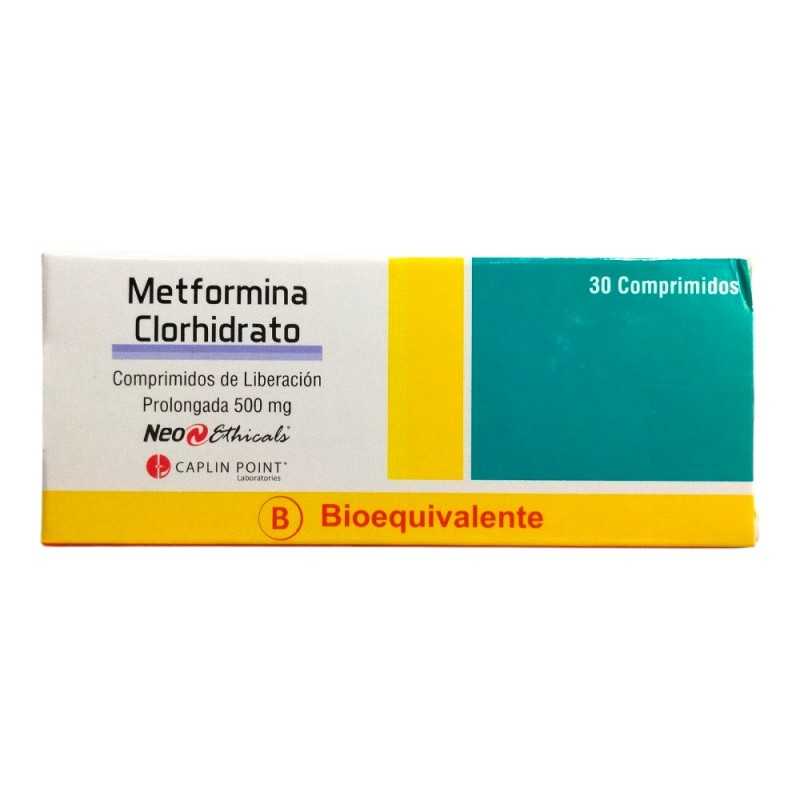 METFORMINA XR 500mg X30COM CAPLIN CENABAST 