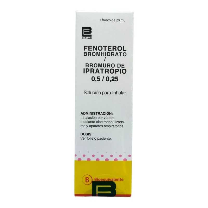 FENOTEROL IPRATROPIO 0 5/0 25 SOLUCION 20ML  BPH 