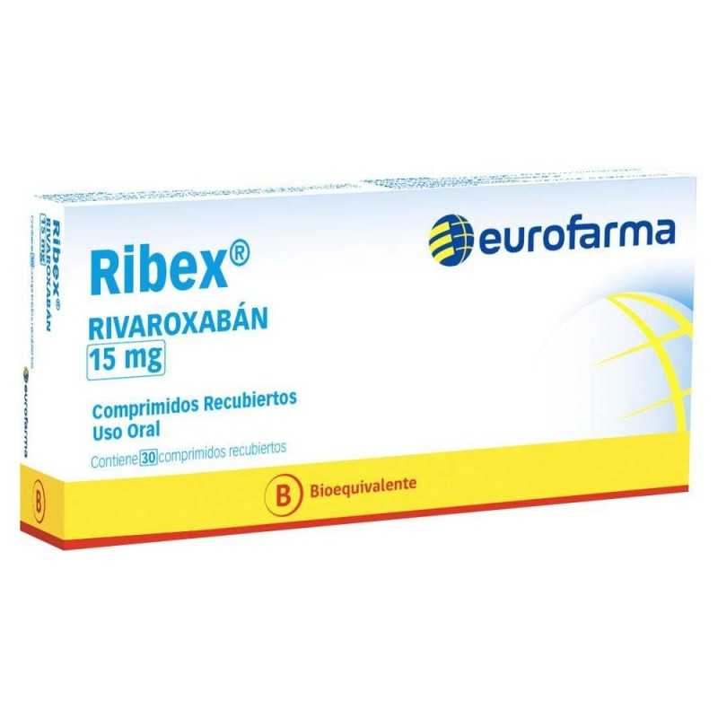 Ribex 15 mg x 30 comprimidos. Anticoagulantes